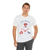 I'm Only Here for the Food and Fireworks 4th of July Short Sleeve T-Shirt