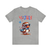 Cool Patriotic Little Bird on the 4th of July Short Sleeve T-Shirt