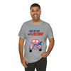 Fired Up for Freedom Gnomes and Trucks 4th of July Short Sleeve T-Shirt