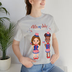 Celebrate With Us Patriotic Girls 4th of July Short Sleeve T-Shirt