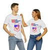 Let Freedom Ring! Red, White and Blue Eagle 4th of July Short Sleeve T-Shirt
