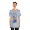 Patriotic Llama Love on the 4th of July Short Sleeve T-Shirt