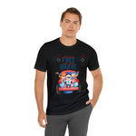 Land of the Free Home of the Brave Bears and Trucks 4th of July Short Sleeve T-Shirt