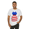 Patriotic Red, White and Blue Formal Dress 4th of July Short Sleeve T-Shirt
