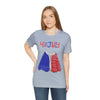Patriotic Red, White and Blue Sweater T-shirt for the 4th of July Short Sleeve T-Shirt