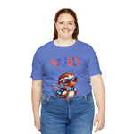 Cool Patriotic Little Bird on the 4th of July Short Sleeve T-Shirt