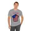 Patriotic Red, White and Blue Casual Shirt 4th of July Short Sleeve T-Shirt