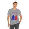Patriotic Red, White and Blue Sweater T-shirt for the 4th of July Short Sleeve T-Shirt