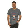 Mother Moo Cow Patriotic 4th of July Short Sleeve T-Shirt