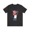 The Joy of Being Patriotic Lady Celebrating the Land of the Free 4th of July Short Sleeve T-Shirt