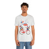 Celebrate Freedom Bike Ride Patriotic 4th of July Short Sleeve T-Shirt