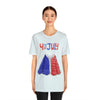 Patriotic Red, White and Blue Sweater T-shirt for the 4th of July Short Sleeve T-Shirt