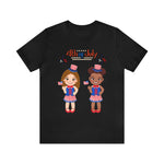 Celebrate With Us Patriotic Girls 4th of July Short Sleeve T-Shirt