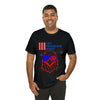Let Freedom Ring! Red, White and Blue Eagle 4th of July Short Sleeve T-Shirt