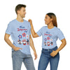 Happy Independence Day From the Rocking Gnome Band Celebrating the 4th of July Short Sleeve T-Shirt