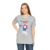 Sweet Land of Liberty Unicorn Red, White and Blue 4th of July Short Sleeve T-Shirt