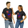 Let Freedom Ring! Red, White and Blue Eagle 4th of July Short Sleeve T-Shirt