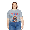 Cool Patriotic Little Bird on the 4th of July Short Sleeve T-Shirt