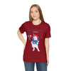 Sweet Land of Liberty Unicorn Red, White and Blue 4th of July Short Sleeve T-Shirt