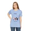 Adorable Patriotic Bunnies Celebrating the 4th of July Short Sleeve T-Shirt