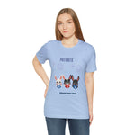 Adorable Patriotic Bunnies Celebrating the 4th of July Short Sleeve T-Shirt