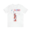 Statue of Liberty Home of the Brave and Free 4th of July Short Sleeve T-Shirt