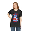 Patriotic Gnome Celebrating the 4th of July Short Sleeve T-Shirt
