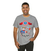 Oh My Stars! Chipmunk and Fireworks 4th of July Short Sleeve T-Shirt