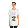 Mother Moo Cow Patriotic 4th of July Short Sleeve T-Shirt