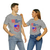 Let Freedom Ring! Red, White and Blue Eagle 4th of July Short Sleeve T-Shirt