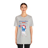 Sweet Land of Liberty Unicorn Red, White and Blue 4th of July Short Sleeve T-Shirt