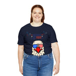 Patriotic and Proud Eagle 4th of July Short Sleeve T-Shirt