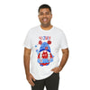 Patriotic Gnome Celebrating the 4th of July Short Sleeve T-Shirt