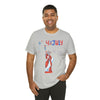 Statue of Liberty Home of the Brave and Free 4th of July Short Sleeve T-Shirt
