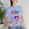 Let Freedom Ring! Red, White and Blue Eagle 4th of July Short Sleeve T-Shirt