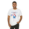 Sweet Land of Liberty Unicorn Red, White and Blue 4th of July Short Sleeve T-Shirt