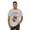 Cool Patriotic Little Bird on the 4th of July Short Sleeve T-Shirt