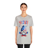 Thumbs Up Patriotic Gnome Celebrating the 4th of July Short Sleeve T-Shirt